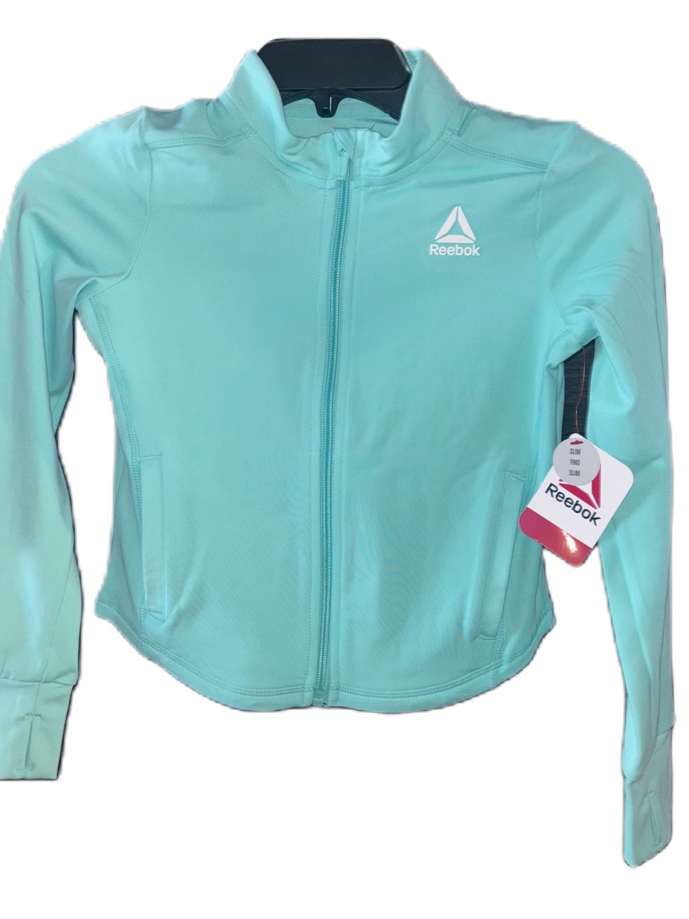 Reebok Courtside Cascade Light Mint Full-Zip Training Jacket M (7/8)